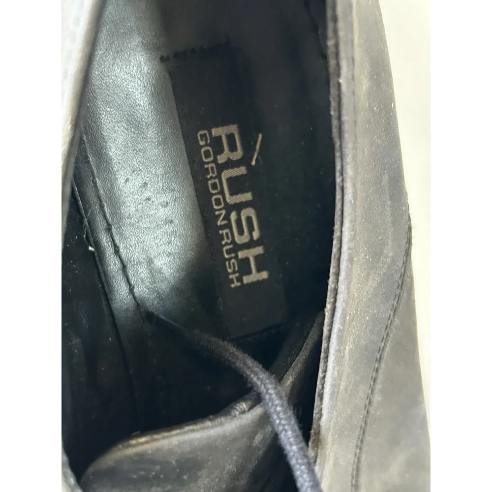 Men's Gordon Rush Gray Leather Cooper Dress Oxford Shoe Size 9.5 Sophisticated